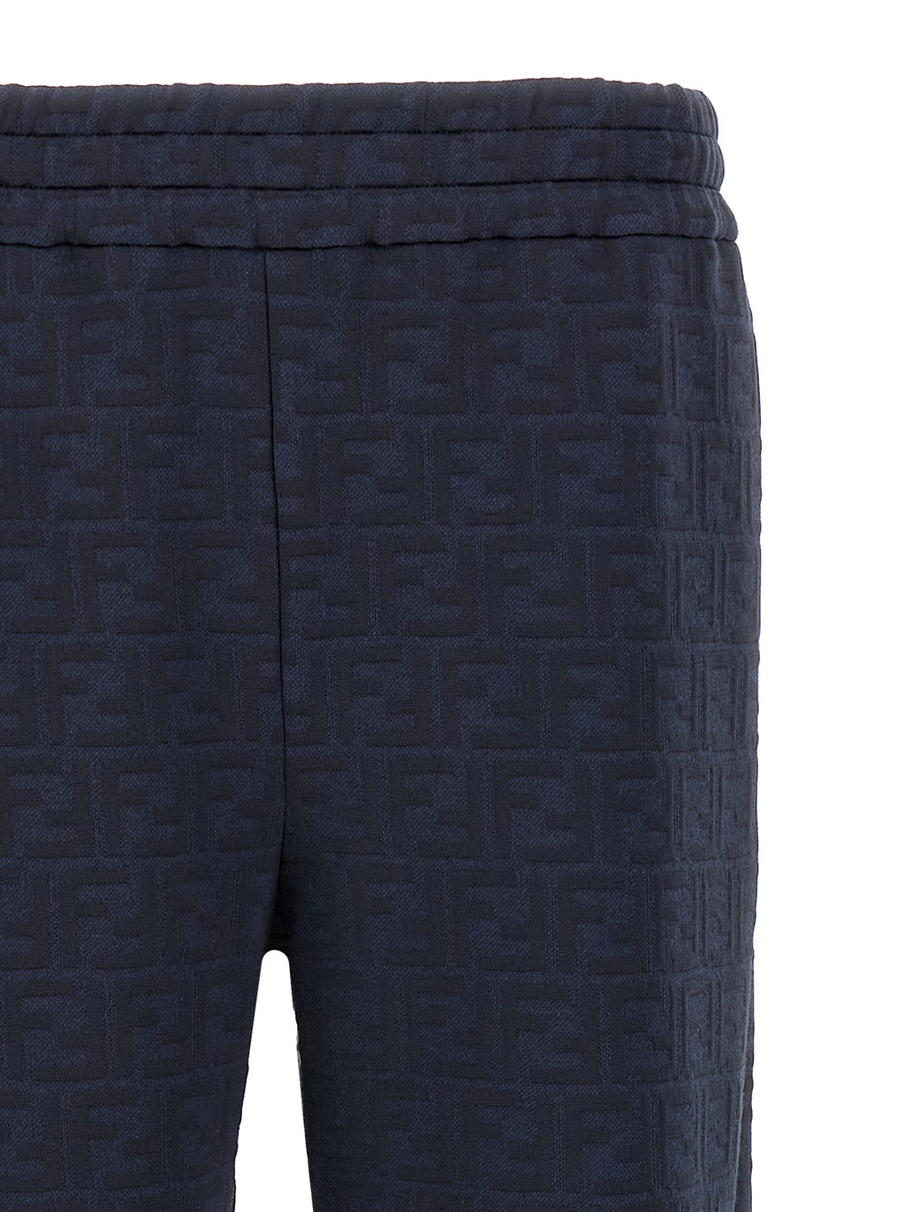 Pantalons de jogging Fendi en polyester bleu pour homme, style décontracté et confortable pour l'entraînement ou la détente.