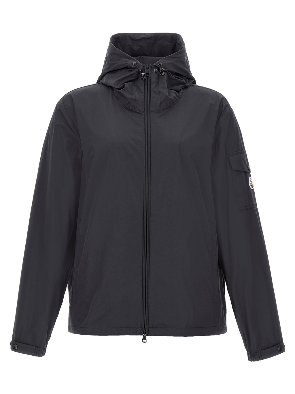 Moncler Schwarze Polyester-Shelljacke
