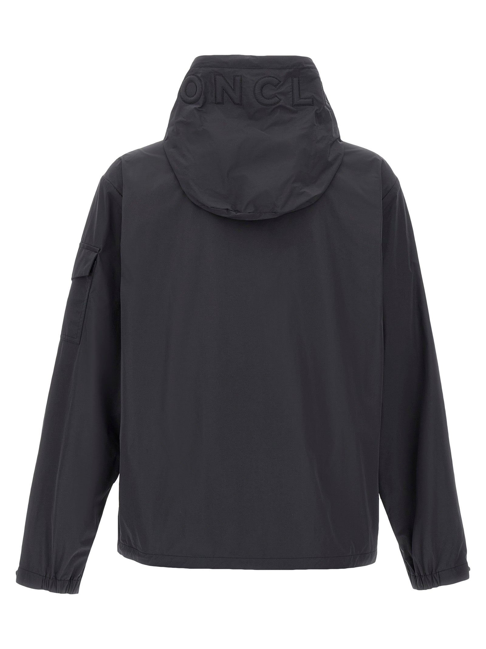 Moncler Schwarze Polyester-Shelljacke