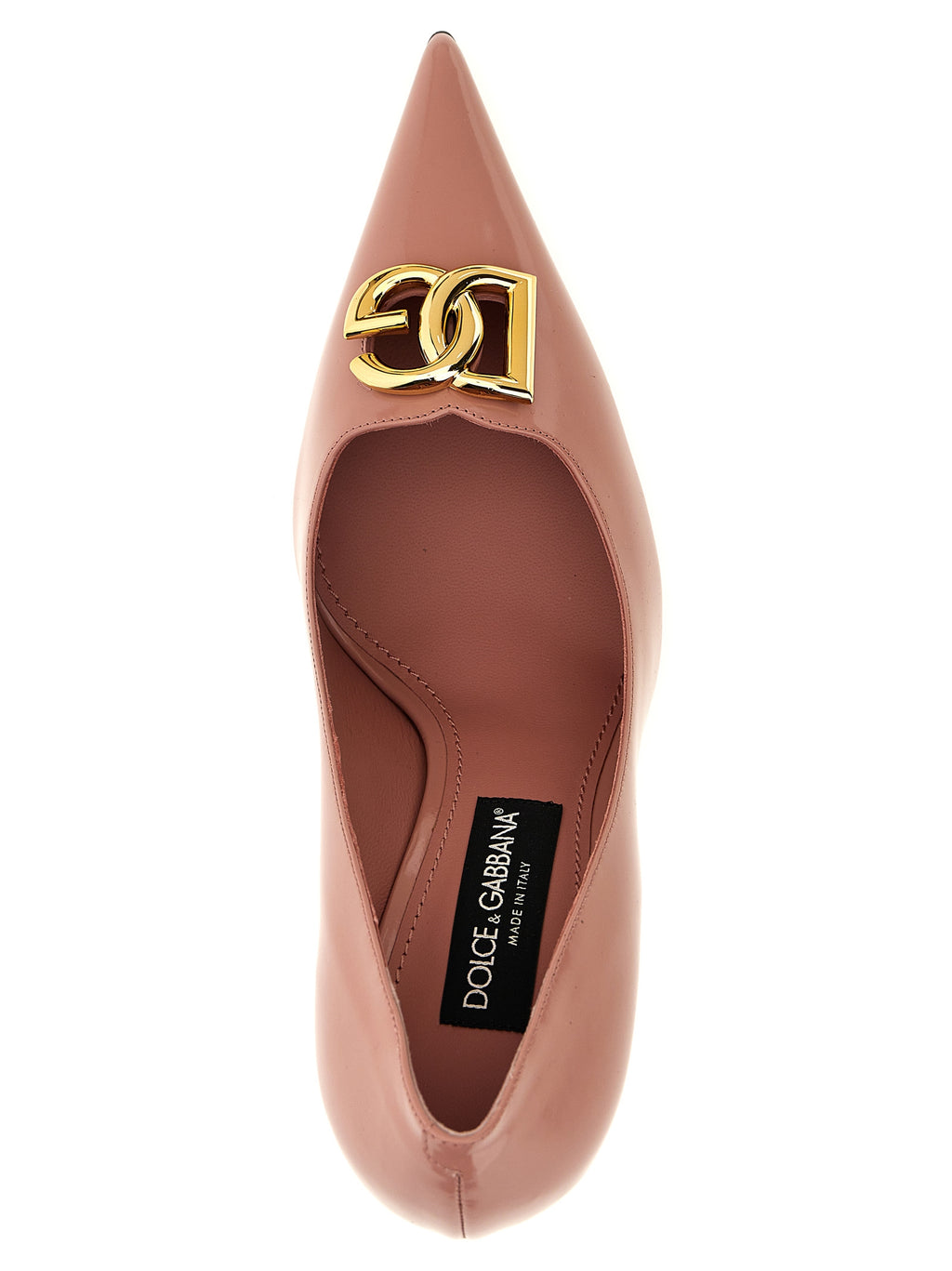 Escarpins à talons hauts multicolores en cuir de veau de Dolce & Gabbana, élégants et sophistiqués.