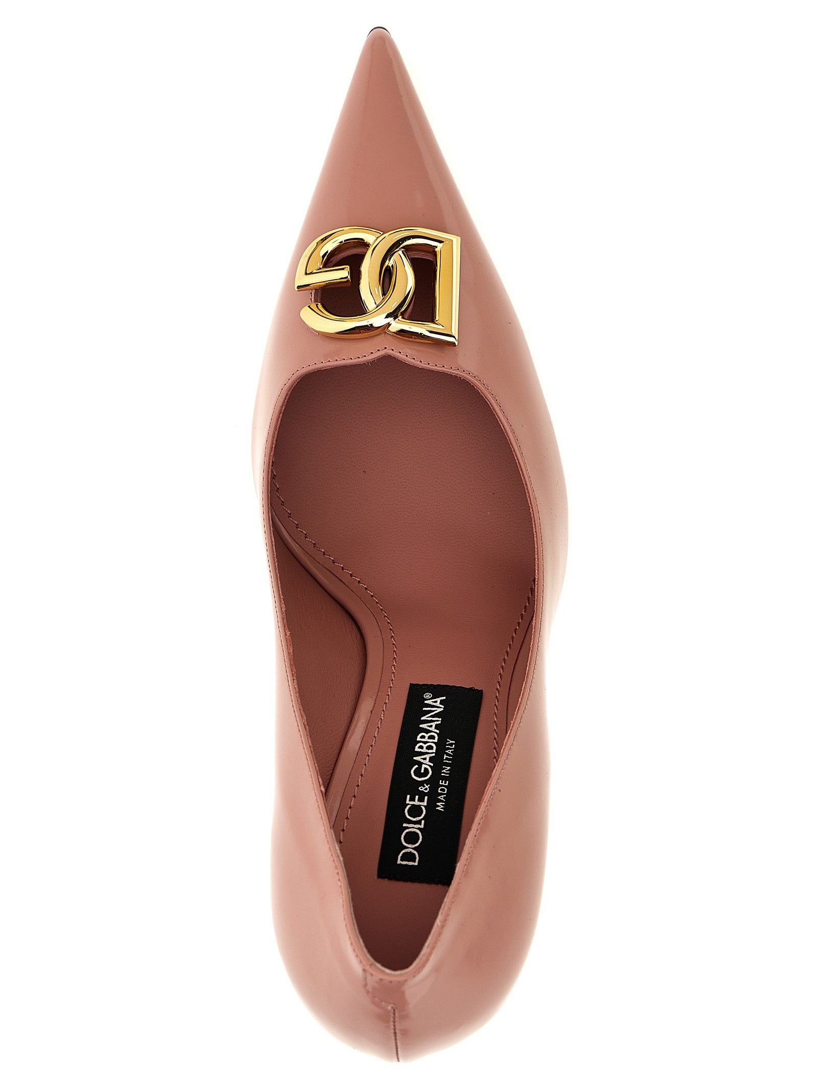 Escarpins à talons hauts multicolores en cuir de veau de Dolce & Gabbana, élégants et sophistiqués.