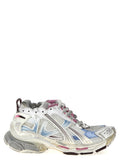 Chaussures de sport Balenciaga multicolores en polyéthylène, baskets athlétiques modernes et colorées.