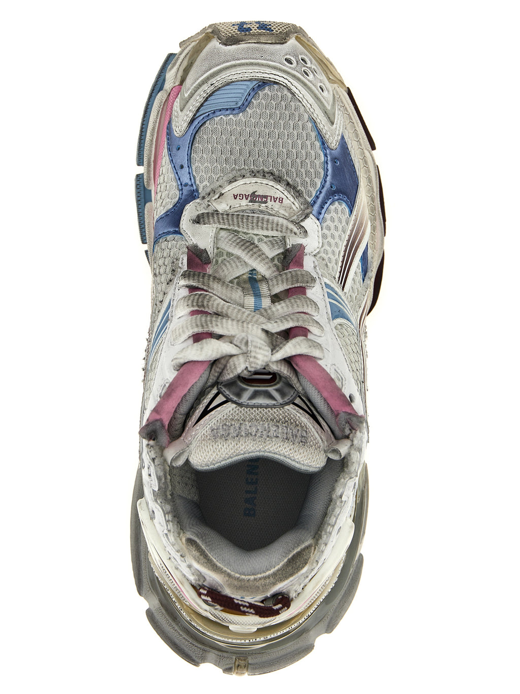 Chaussures de sport Balenciaga multicolores en polyéthylène, baskets athlétiques avec design moderne et coloré.