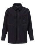 Veste en denim coton bleue de Fendi, style décontracté avec détails stylés, visible sur l'image.