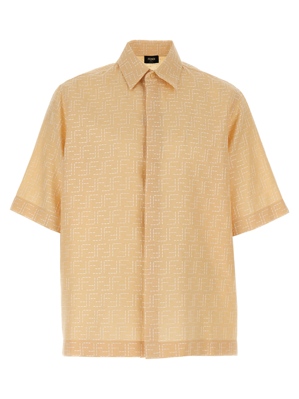Fendi Bluse aus beigem Leinen