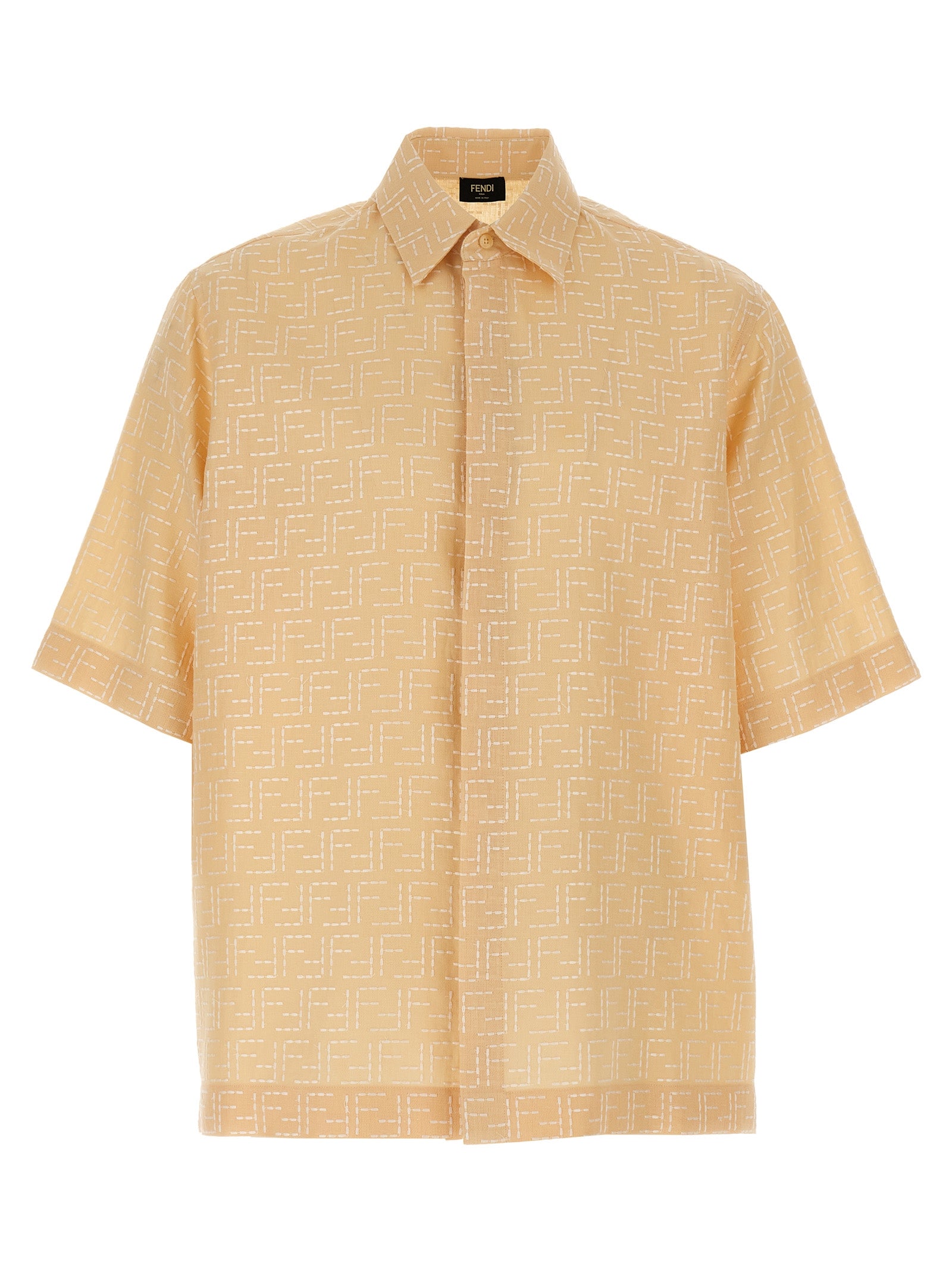 Fendi Bluse aus beigem Leinen