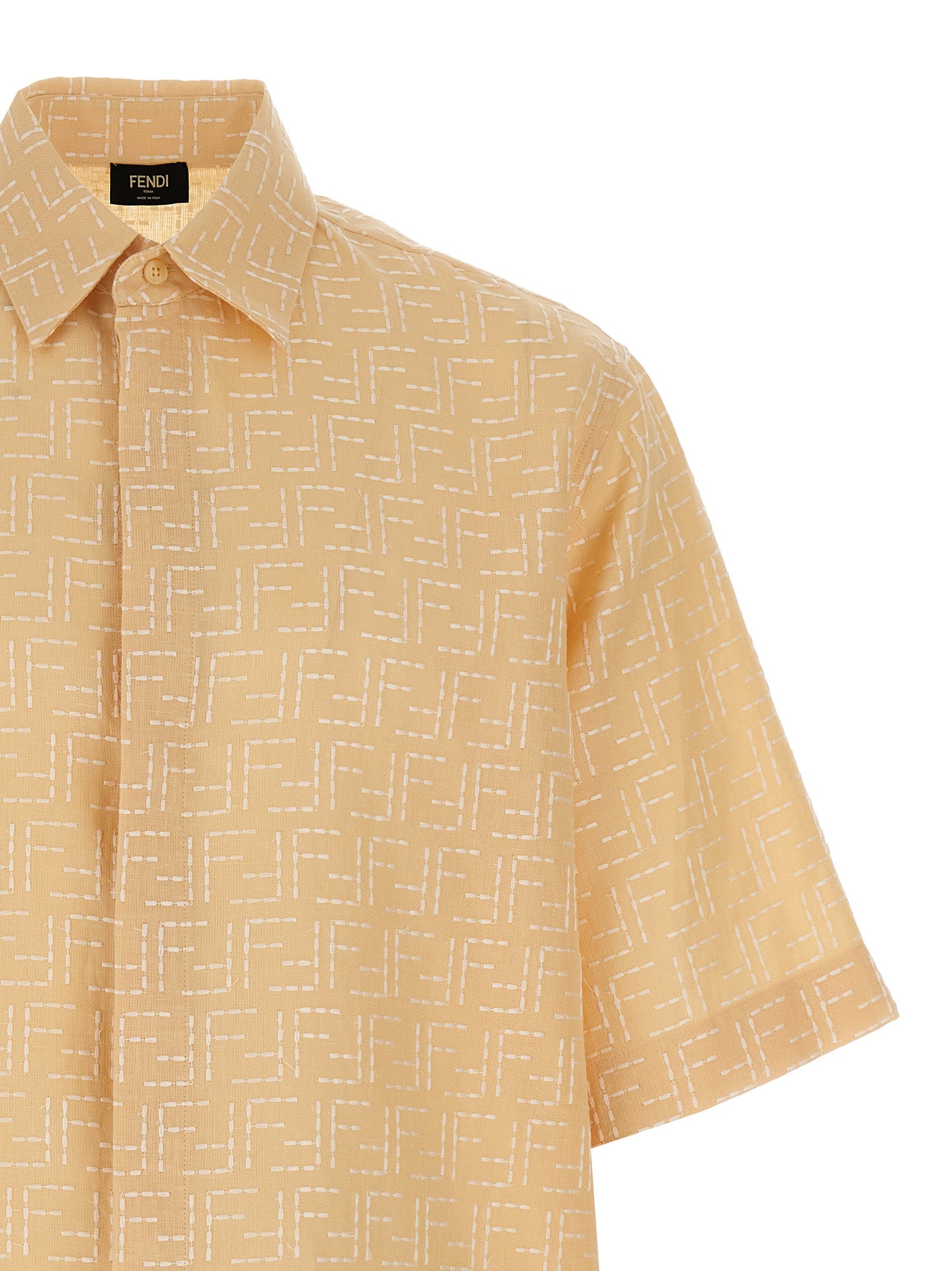 Fendi Bluse aus beigem Leinen