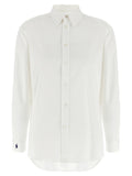 Chemise en coton blanc Polo Ralph Lauren, coupe classique avec col et boutons, idéale pour un look élégant et décontracté.