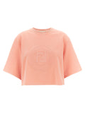 Sweat-shirt en coton multicolore de Fendi avec logo, manches longues et coupe décontractée, vue de face.