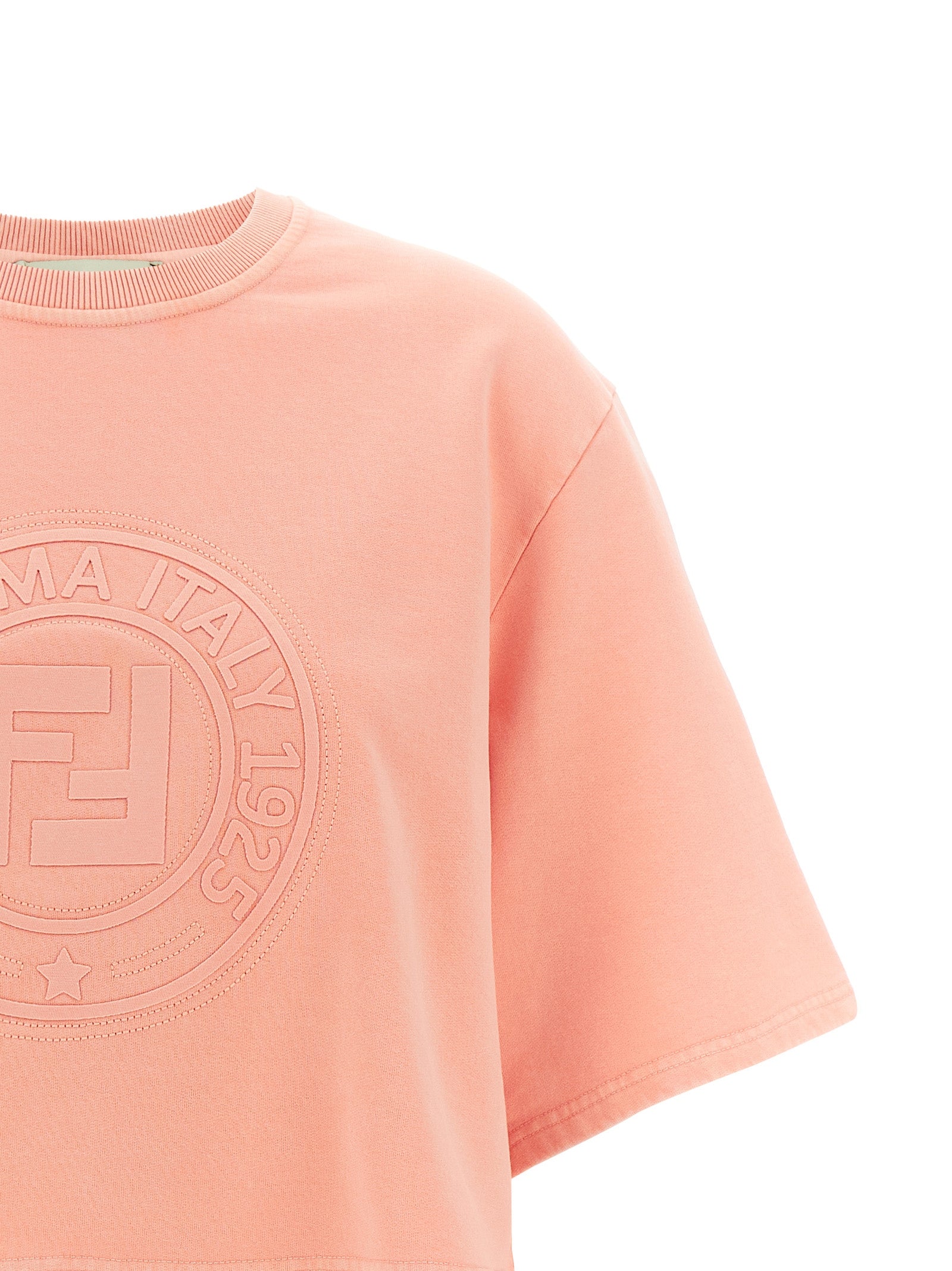 Sweatshirt multicolore en coton de Fendi avec logo visible, manches longues et design tendance pour un style décontracté.