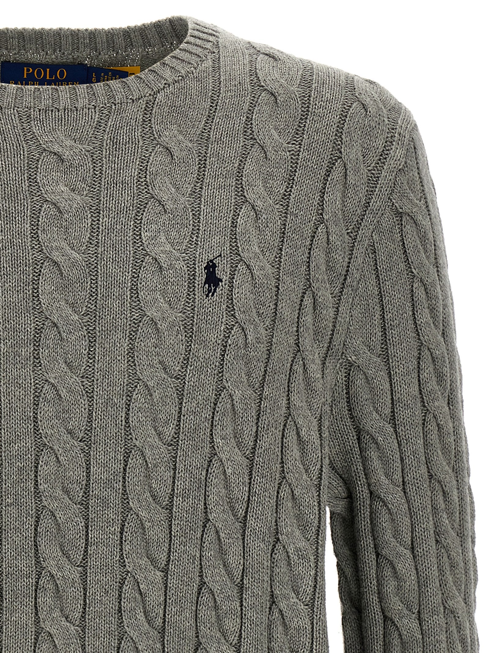 Polo Ralph Lauren Gray Cotton Cardigan