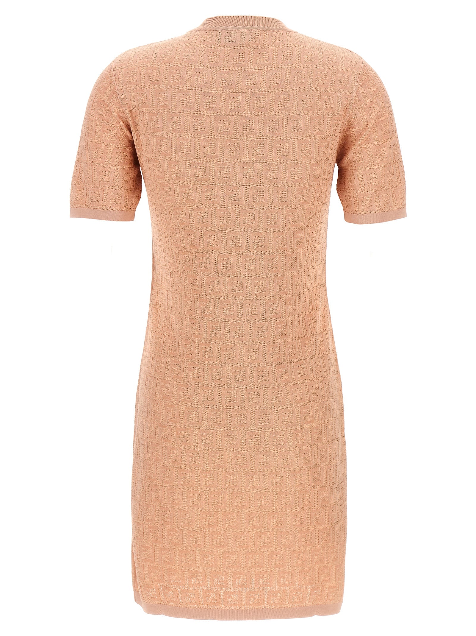 Robe courte en coton multicolore de Fendi, avec un design élégant et moderne, idéale pour un style sophistiqué.