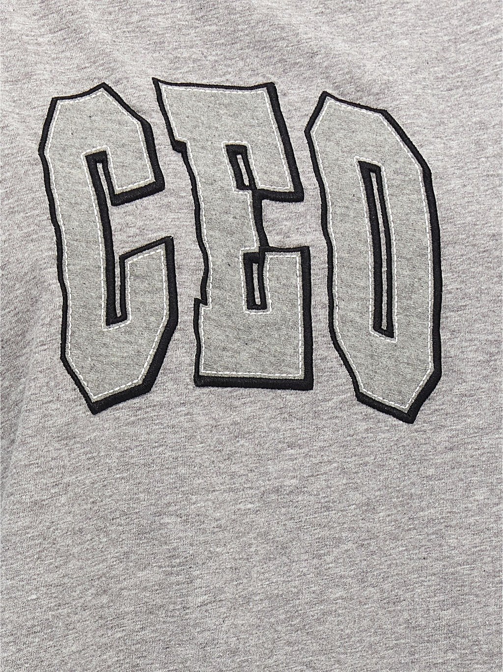 T-shirt gris en coton de la marque Balenciaga, coupe classique, visible avec col rond et logo discret sur le devant.