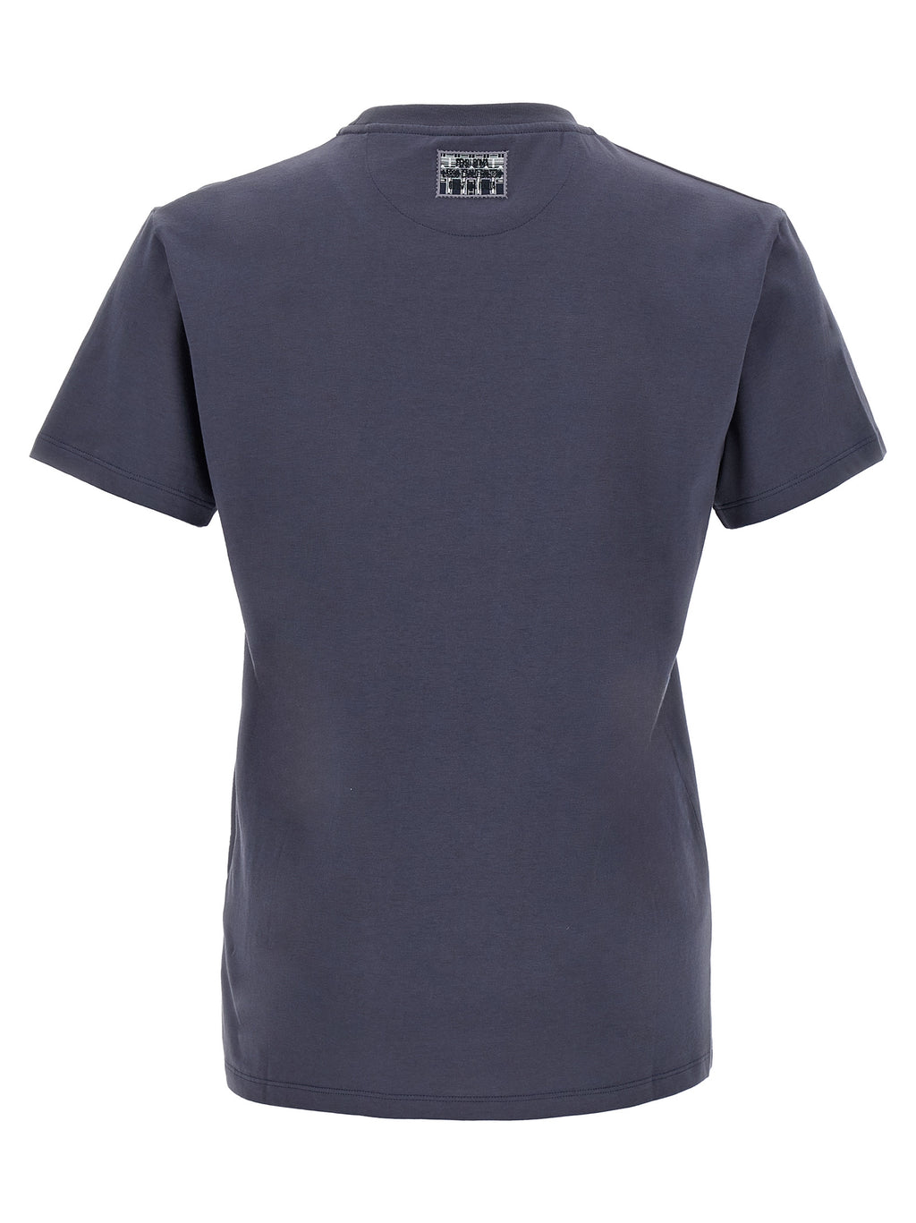 T-shirt en coton bleu de Fendi, vêtement de mode pour homme ou femme, affichant le logo Fendi sur le devant.