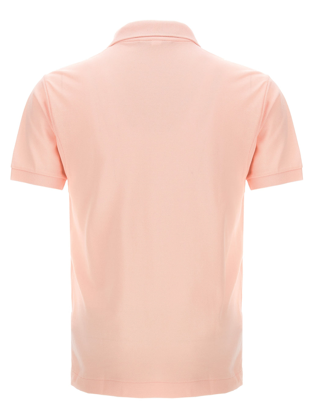 Chemise polo en coton multicolore de Lacoste avec col classique et logo crocodile visible sur le devant.