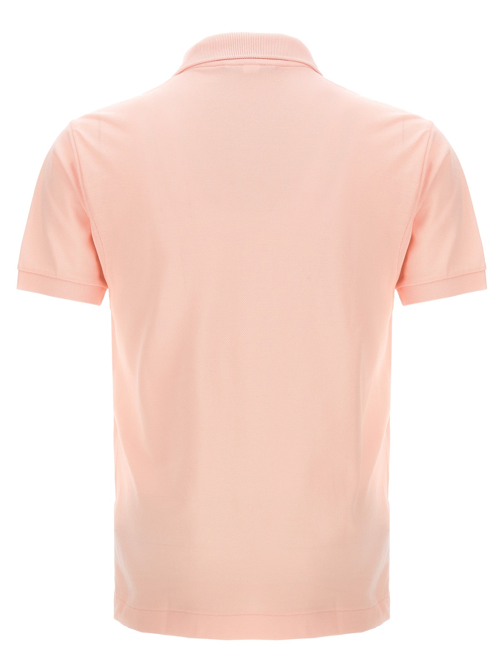 Chemise polo en coton multicolore de Lacoste avec col classique et logo crocodile visible sur le devant.