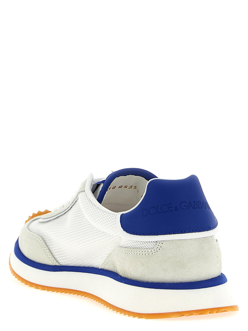 Chaussures de sport multicolores en polyester de Dolce & Gabbana, baskets athlétiques élégantes et modernes.