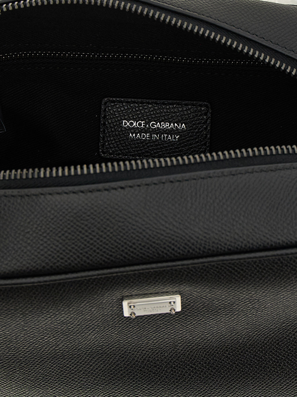 Dolce & Gabbana Black Calfskin Leather Wallet