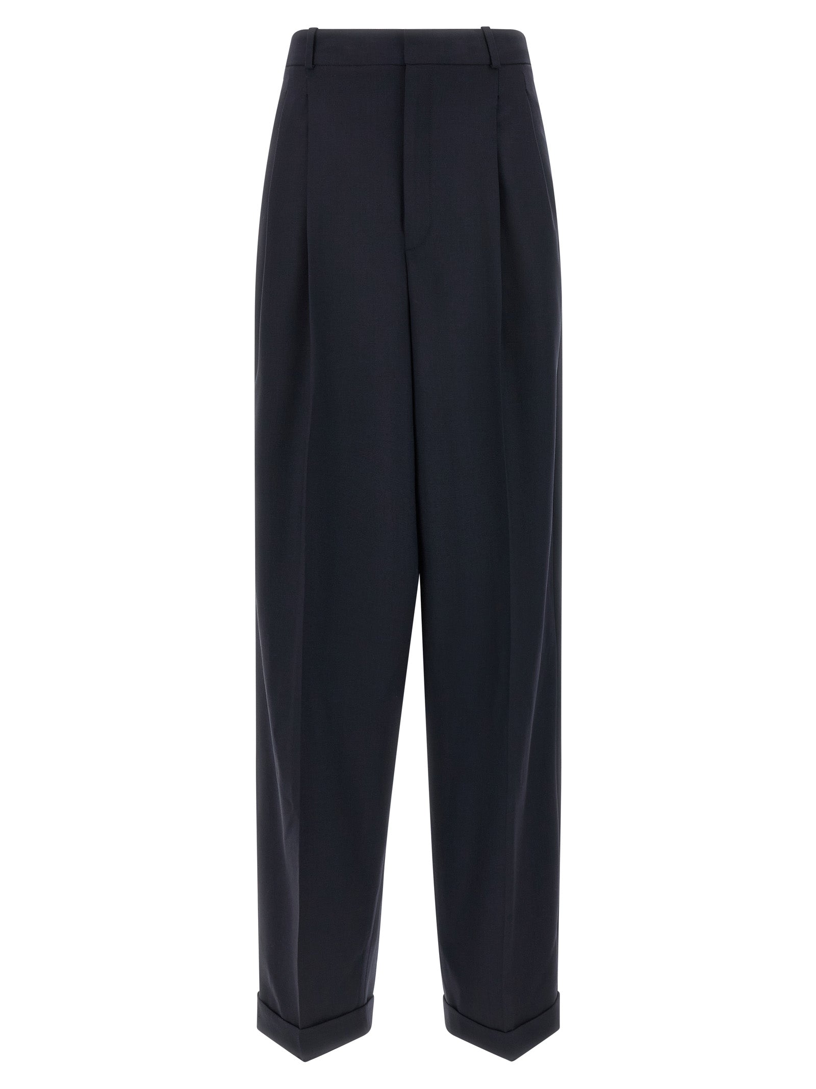 Pantalon décontracté en laine bleue de Polo Ralph Lauren, style casual avec coupe classique pour homme.