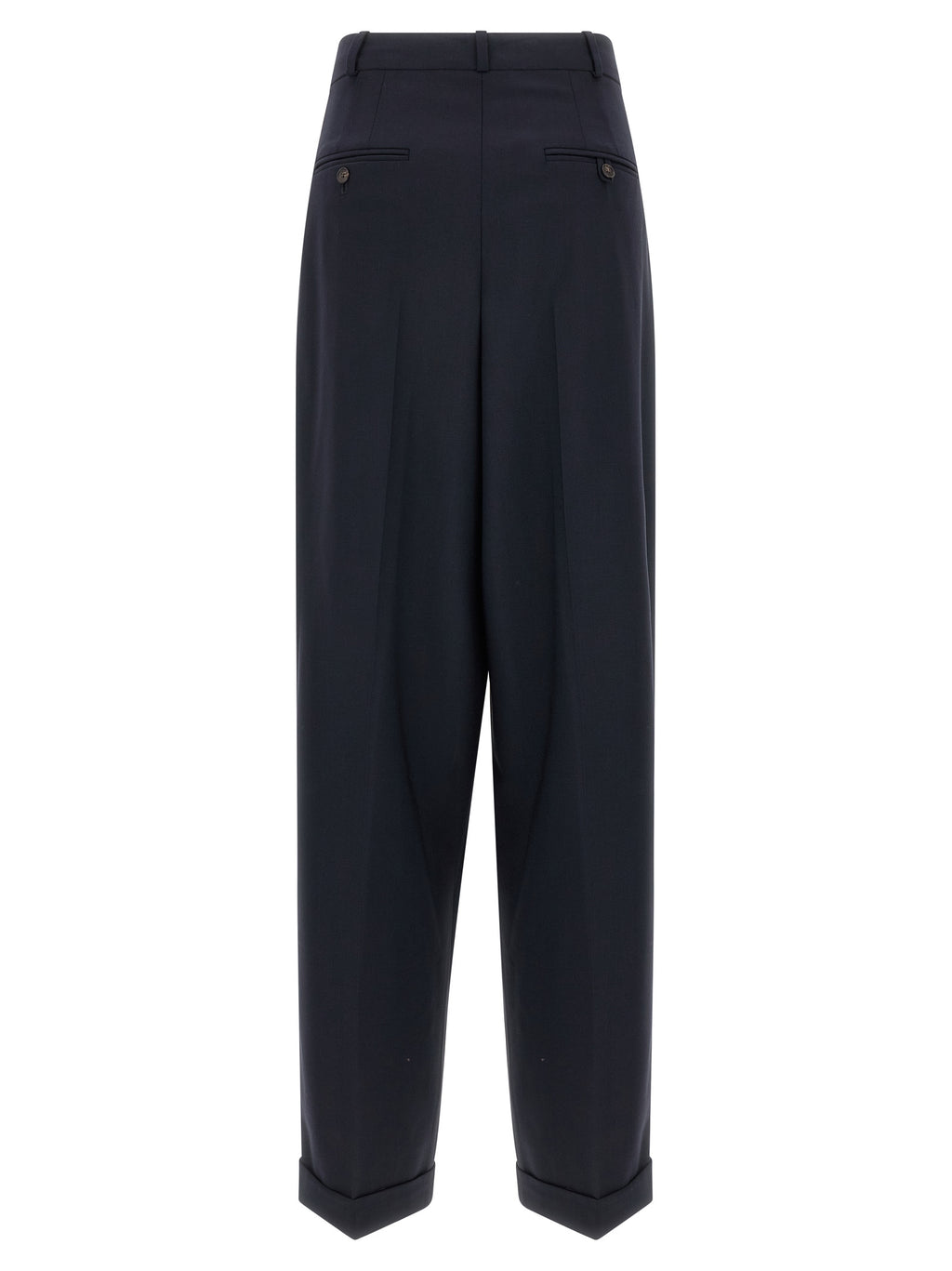 Pantalon décontracté en laine bleue de Polo Ralph Lauren, ajusté et élégant, pour un style casual et sophistiqué.