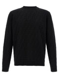 Cardigan en coton noir Fendi, veste élégante à manches longues et détails sophistiqués, portée décontractée ou chic.