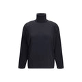 Sweatshirt en soie noire de Gucci, style décontracté avec logo Gucci visible, confort et élégance pour un look tendance