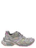 Chaussures de sport Balenciaga multicolores en polyéthylène, sneakers athlétiques modernes avec design coloré.
