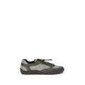 Sneakers sport polyester bicolores Prada pour homme, avec semelle blanche et design moderne.