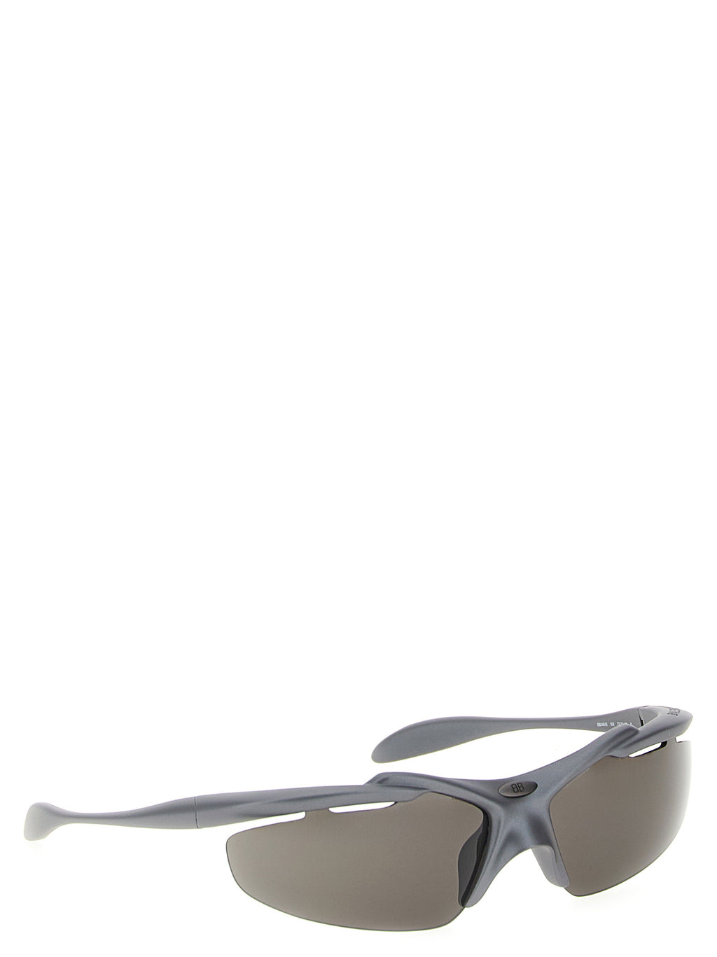 Lunettes de soleil gris en polyamide de la marque Balenciaga, avec monture moderne et élégante.