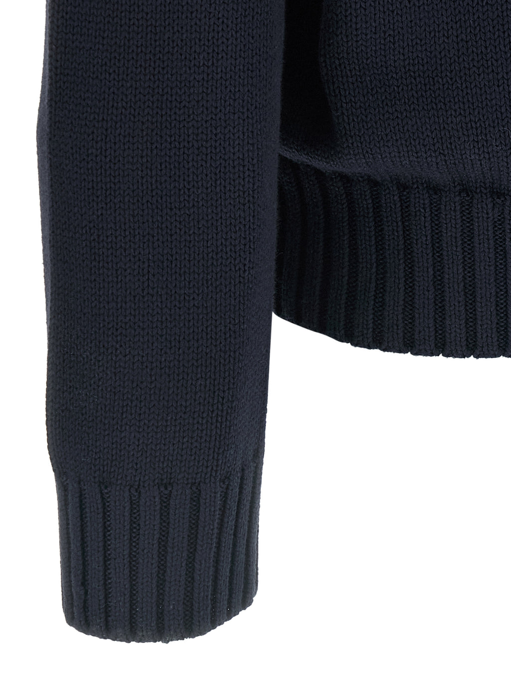 Cardigan en coton bleu Polo Ralph Lauren, léger et élégant, avec boutons et logo brodé sur la poitrine.