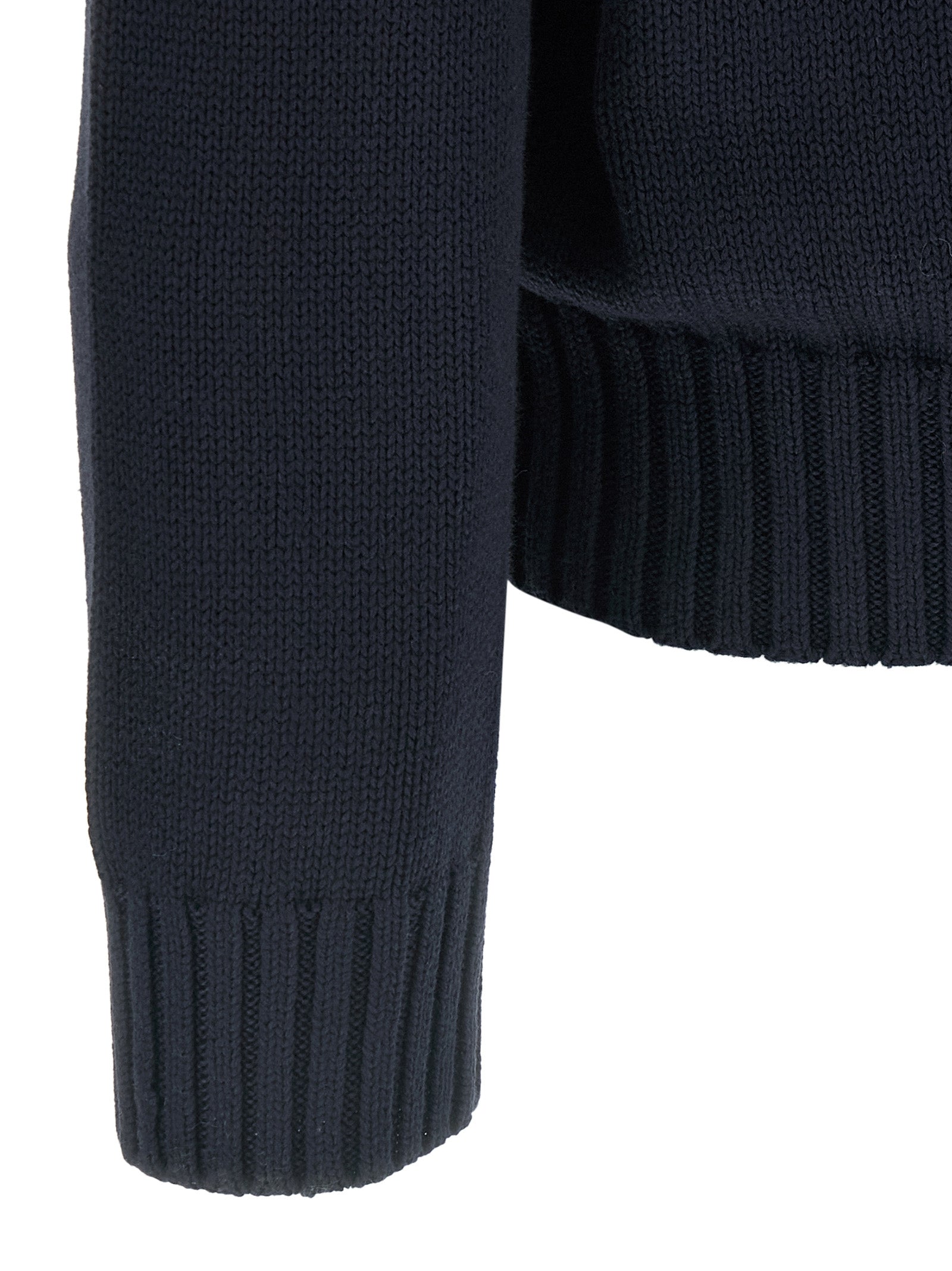 Cardigan en coton bleu Polo Ralph Lauren, léger et élégant, avec boutons et logo brodé sur la poitrine.