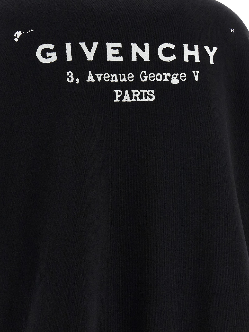 Sweat à capuche en coton bicolore Givenchy avec logo visible, style décontracté et moderne, pour homme ou femme.