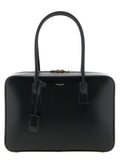 Saint Laurent Schultertasche aus schwarzem Kalbsleder