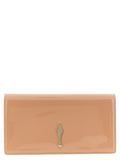 Sac à clutch Christian Louboutin en cuir de veau multicolore, élégant et sophistiqué, avec détails de finition raffinés.