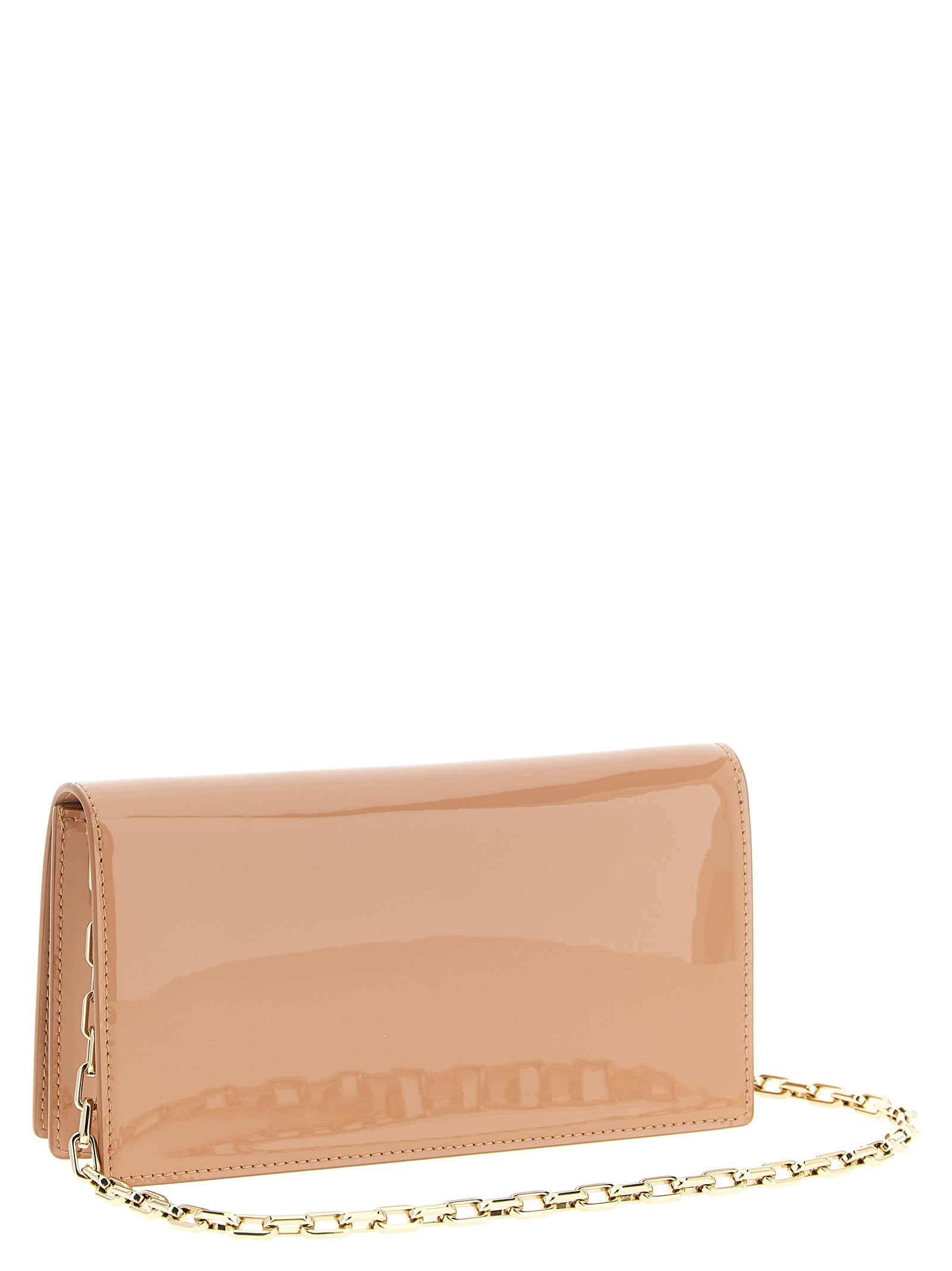 Pochette en veau multicolore Christian Louboutin, élégante et sophistiquée, visible avec détails colorés et finition raffinée.