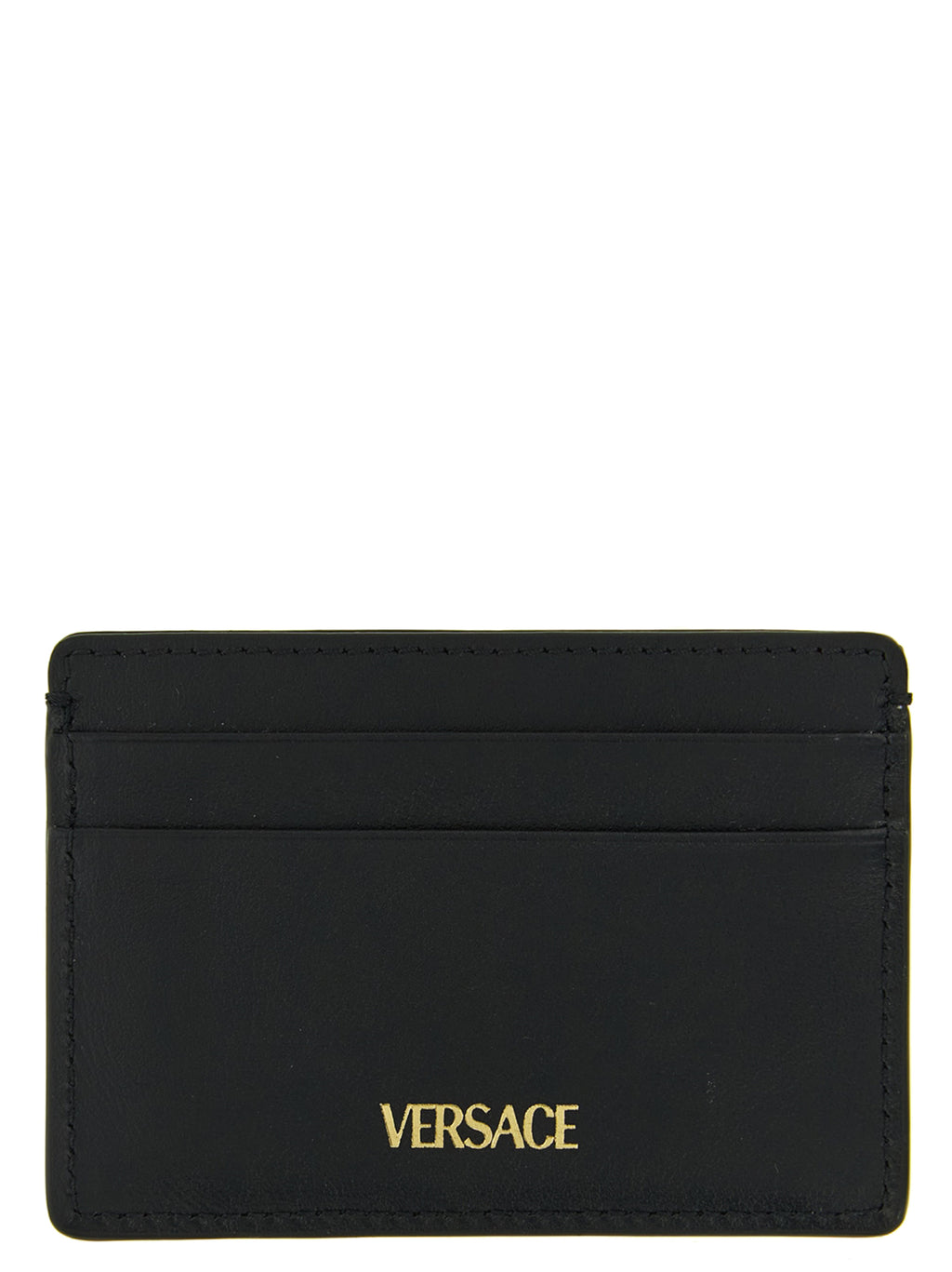 Versace Black Calfskin Cardholder