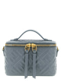 Fendi Blue Lamb Leather Handbag