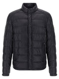 Moncler Blue Polyamide Full-Length Jacket