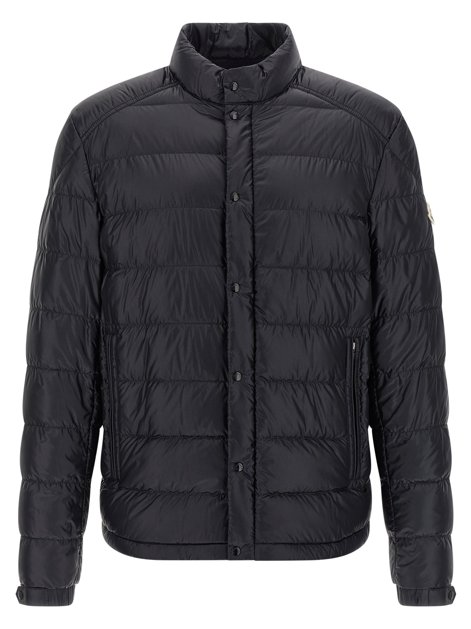 Moncler Blue Polyamide Full-Length Jacket