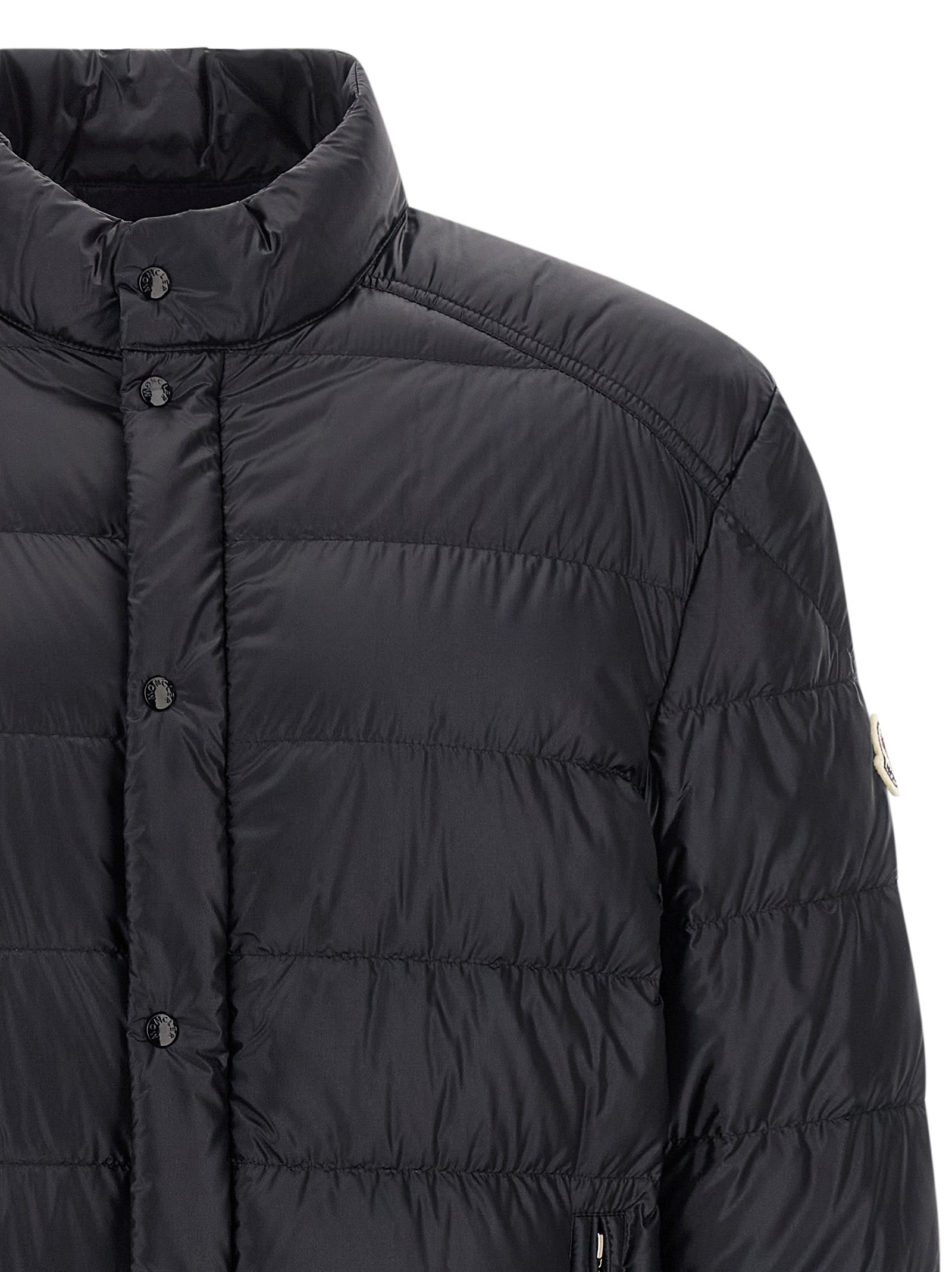 Moncler Blue Polyamide Full-Length Jacket