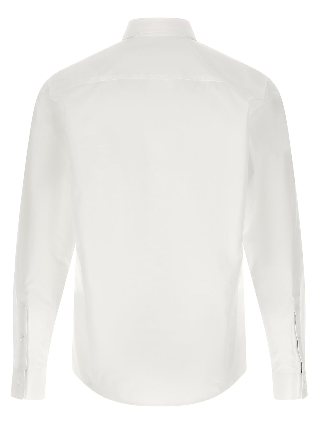 Chemise blanche en coton de la marque Burberry, coupe classique et détails élégants visibles sur l'image.