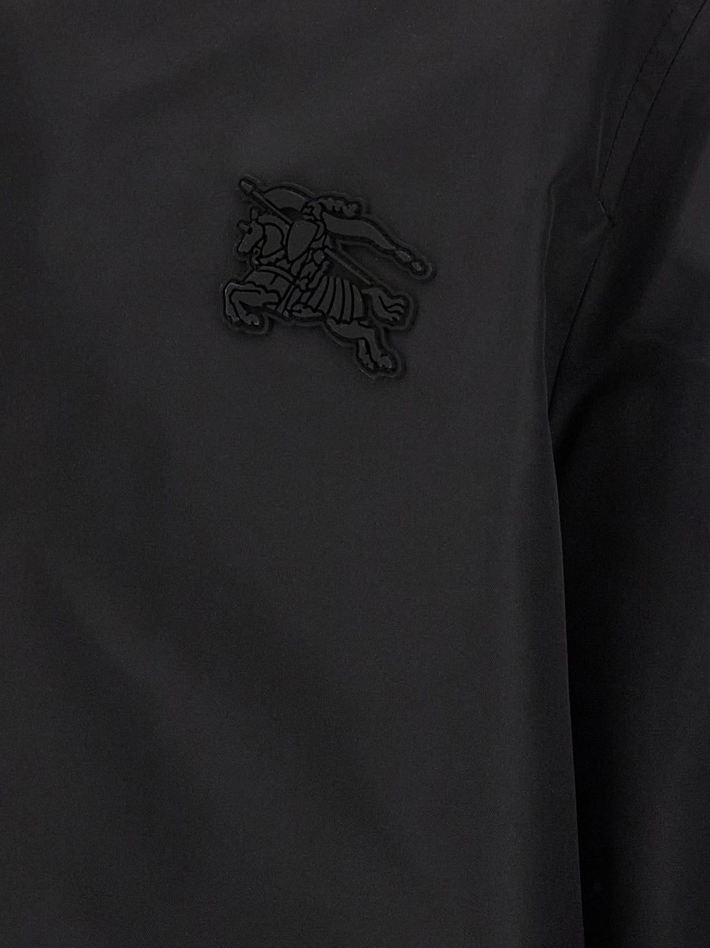 Veste shell en polyamide multicolore de Burberry, légère et résistante, avec fermeture zippée et design élégant.