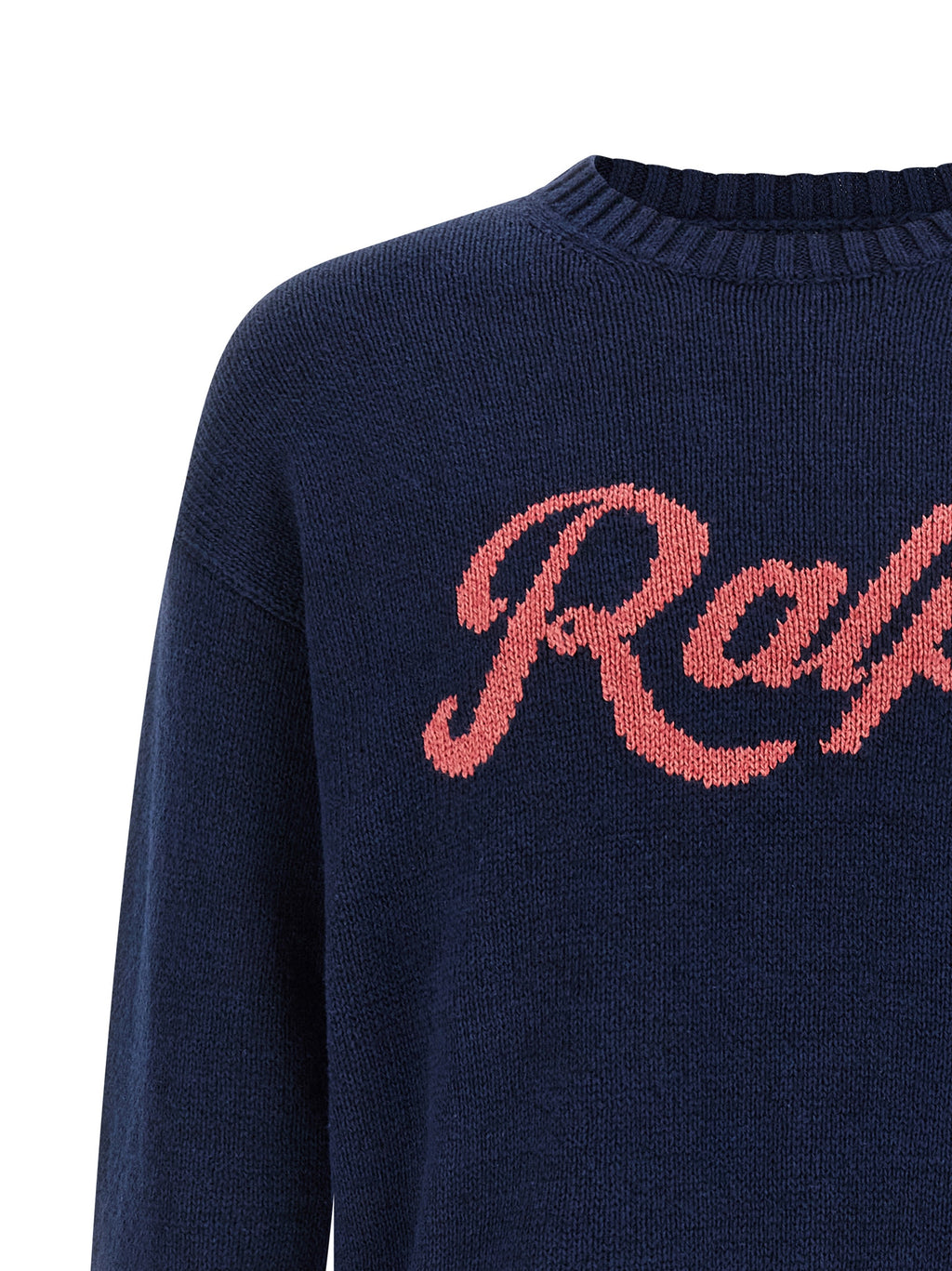 Cardigan en lin bleu Polo Ralph Lauren, léger et élégant, avec boutons et logo brodé sur la poitrine.