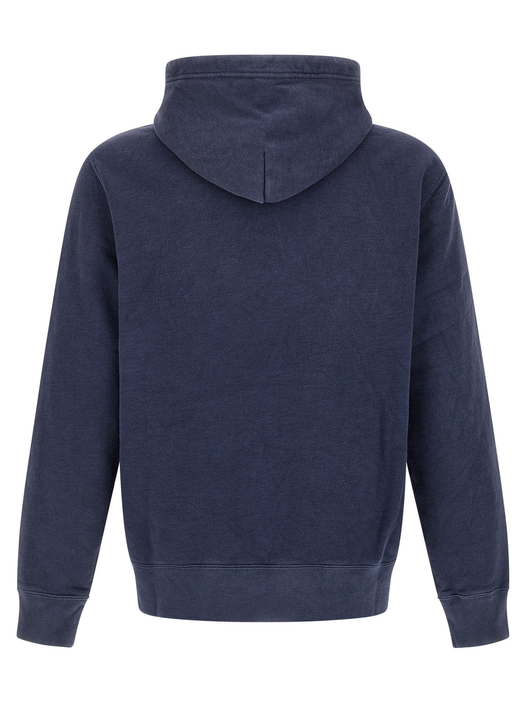 Sweatshirt en coton bleu Polo Ralph Lauren, col ras du cou, logo brodé sur la poitrine, confortable et décontractée.