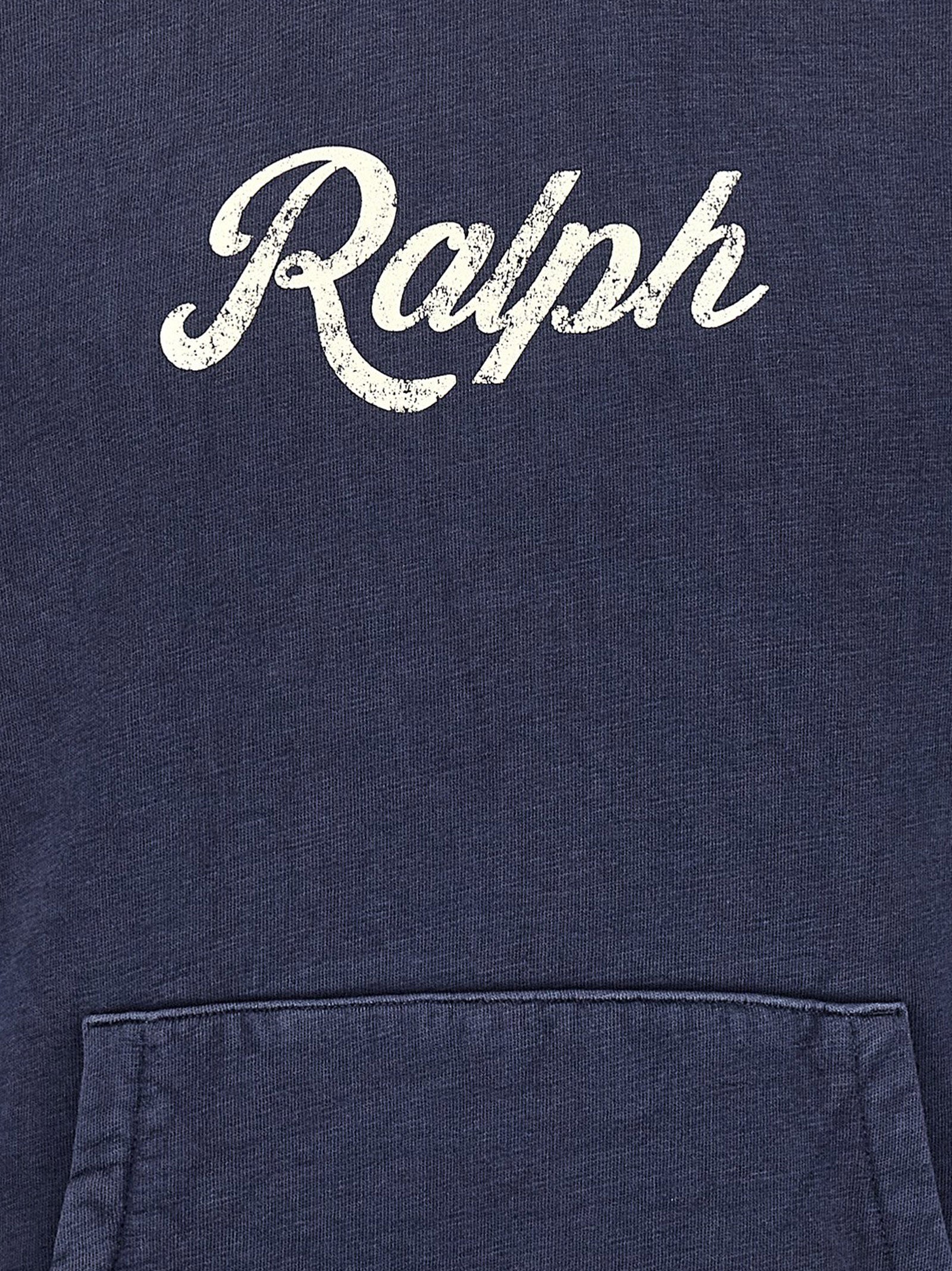 Sweat-shirt en coton bleu de Polo Ralph Lauren, style décontracté avec logo brodé sur la poitrine.