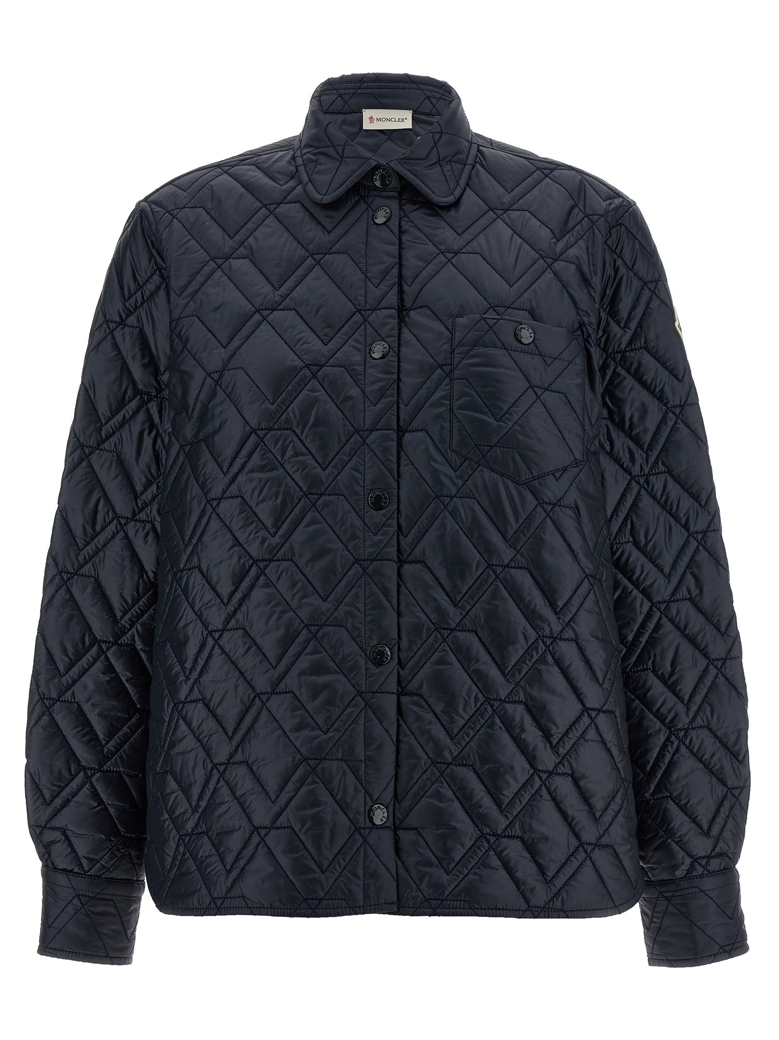 Moncler Blue Polyamide Shell Jacket