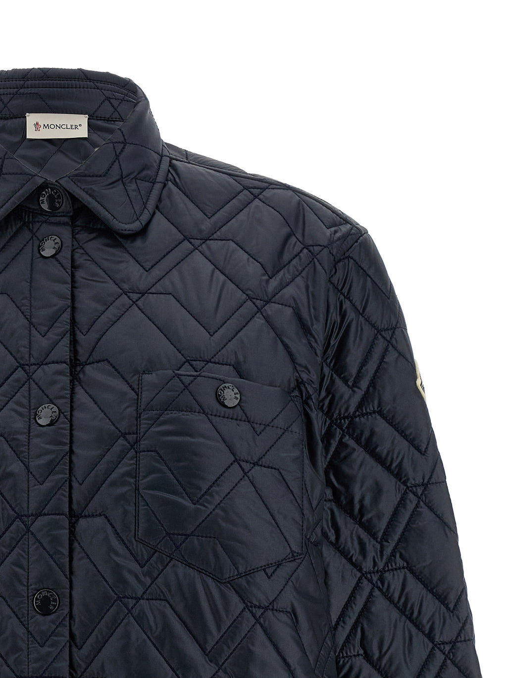 Moncler Blue Polyamide Shell Jacket