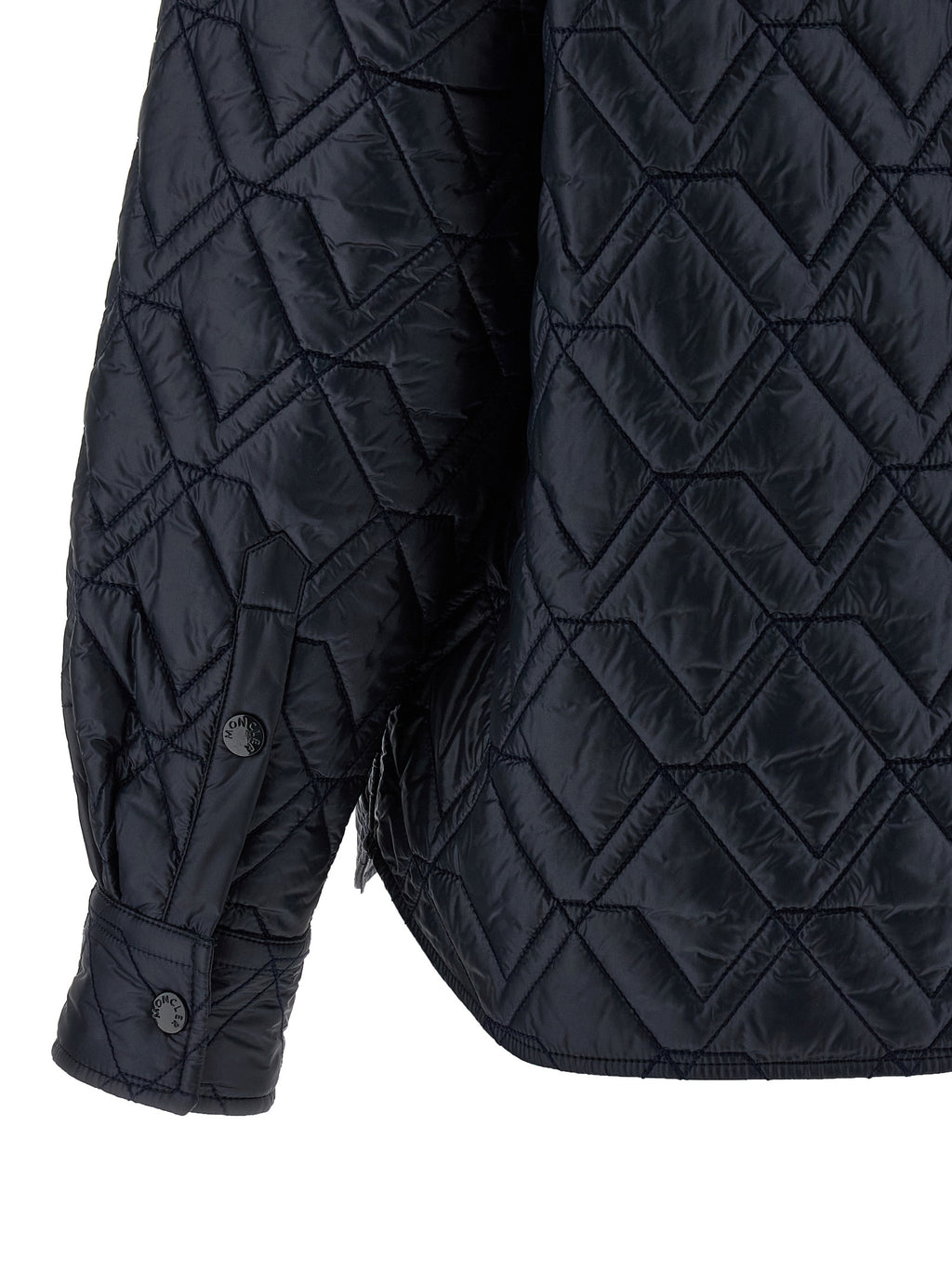 Moncler Blue Polyamide Shell Jacket