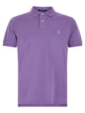 Polo Ralph Lauren Poloshirt aus violetter Baumwolle