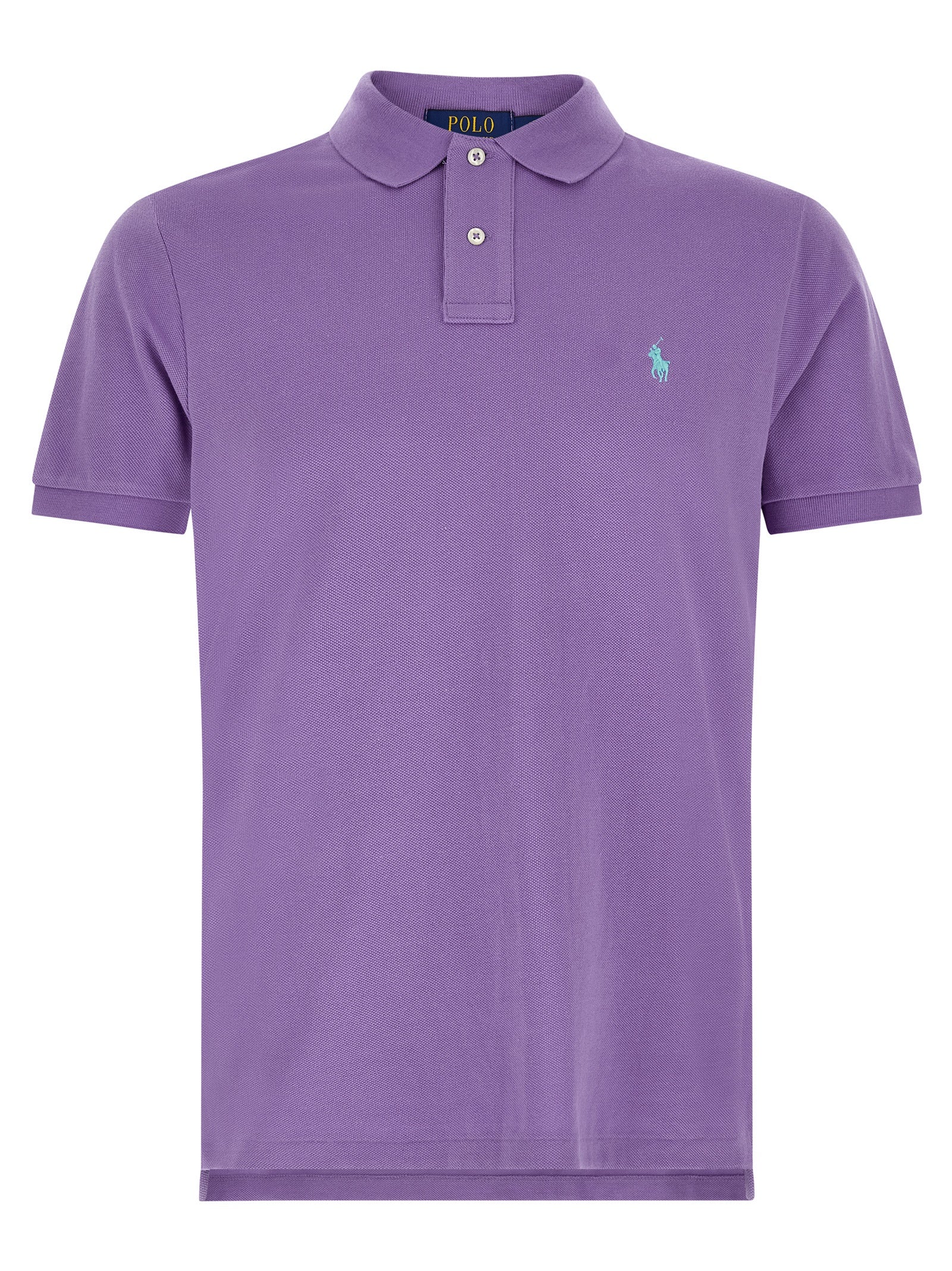 Polo Ralph Lauren Poloshirt aus violetter Baumwolle
